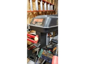 chuck key holder craftsman drill press tool holders & boxes 3d print model - Mito3D