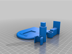 wena3 reloj soporte ver2 partes 3d print model - Mito3D