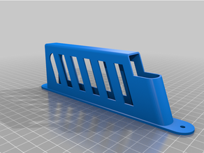 wall mountable aa battery holder 3d printing mount 3d print model - Mito3D