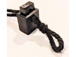 cordón cable bloquear completamente imprimible deporte aire libre tapón Halar cuerda 3d print model - Mito3D