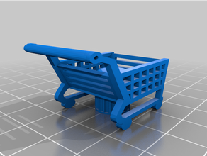 shopping trolley valve cap automotive prado cart 3d print model - Mito3D