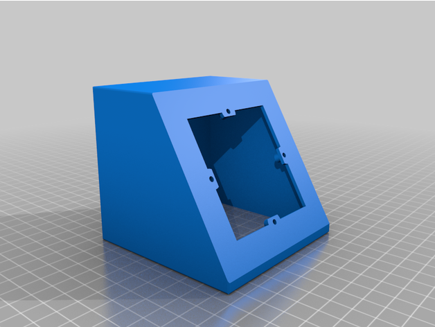 mdt llaves cristal ii inteligente mesa electrónica superficie carcasa caso funda escritorio instalacion electrica gehuse gira alojamiento surface mounted 3D print model - Mito3D