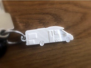 Schlüssel Kette rv schl sselanh nger womo Schlüsselanhänger 3d print model - Mito3D