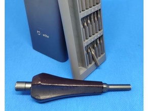 screwdriver ergonomic handle adapter xiaomi mijia kit hand tools grip 3d print model - Mito3D