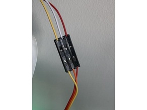 Dupont connecteur x3 électronique titulaire soutien épingle 3d print model - Mito3D