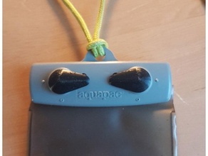 clip aqua waterproof phone case replacement parts 3d print model - Mito3D