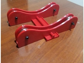 tighter tush & mk2 - spool holder 3d printer accessories drybox dry box parts filament roller 3d print model - Mito3D