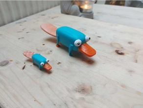 Perry ornitorinco finee Ferb animali agente animale anime lampone pi 3d print model - Mito3D