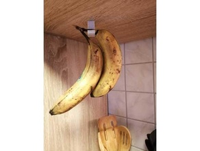banana hook hanging kitchen cabinet & dining hanger hooks tool 3d print model - Mito3D