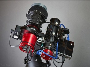 Samyang 135mm 20 support titulaire soutien astronomie concentrer DIY 3d print model - Mito3D