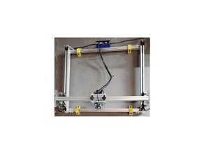 elekslaser a3 pró montagem parede grampo faça eleksmaker eleks criador laser 3d print model - Mito3D