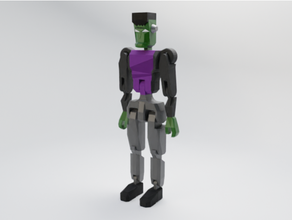 Frankie artikuliert Zahl Spielzeuge Spiele Aktion Frankenstein Roboter Spielzeug 3d print model - Mito3D
