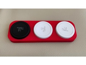 flic button holder - 3 electronics smart smartthings 3d print model - Mito3D
