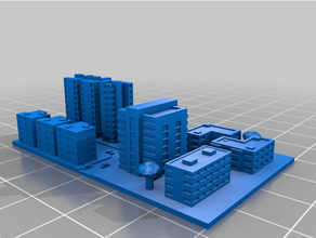 miroir 3d modèles villes horizons planche Jeu Jeux 3d print model - Mito3D