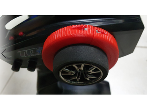 traxxas entregó pesado remoto vehiculos barra oblicua xmaxx 3d print model - Mito3D