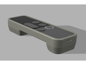 appletv uzak + fayans izci durum kılıf manyetik ayak gadget'lar elma tv kontrol 3d print model - Mito3D