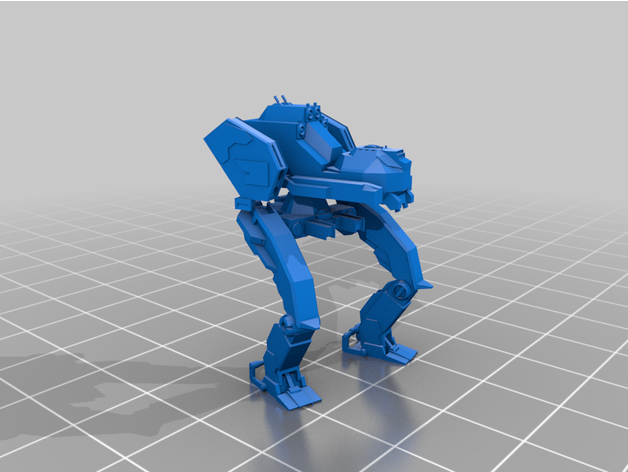 mechwarrior 2009 reboque Jenner modelos americano mecha battletech luta tecnologia mechwarrrior 3D print model - Mito3D