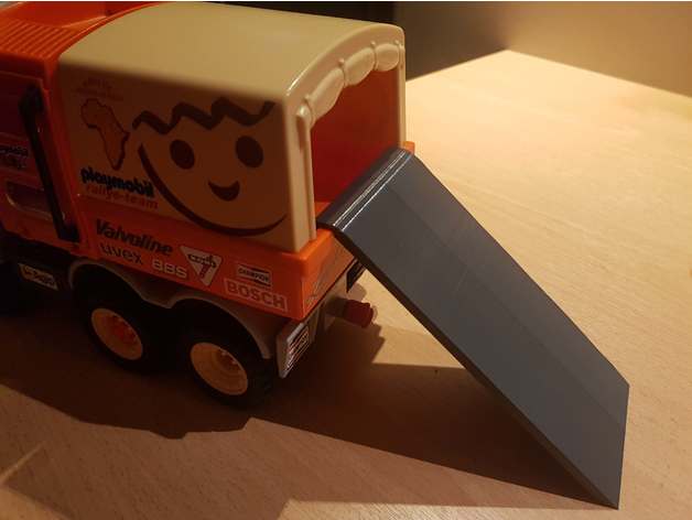 rampe camion playmobil giocattoli Giochi rallye 3D print model - Mito3D