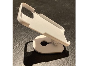iphone 12 profesyonel ayarlanabilir Kulp destek seyyar telefon 3d print model - Mito3D
