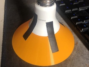 Lampenschirm e27 LED buld Hobby 3d print model - Mito3D