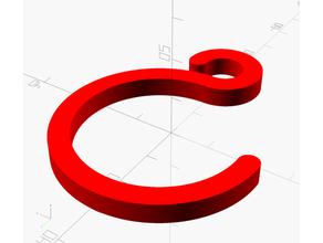 evrensel parametrik kanca askı openscad 3d print model - Mito3D