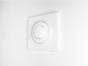philips hue button schneider odace electric plate diy smart interrupteur switch wall frame 3d print model - Mito3D