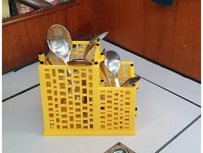 pieghevole posate scolapiatti cucina cenare barca vela 3d print model - Mito3D