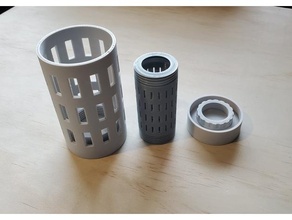 desiccant spool core 3d printing spannerhands holder 3d print model - Mito3D