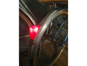 kapot Vitre feu Arri lo bisiklet arka ışık değiştirme parçalar 3d print model - Mito3D