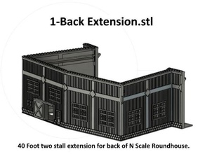 scale -- 40 foot bay extenison roundhouse models 3d print model - Mito3D
