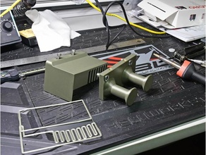 usb cable holder cover toys & games aluminium profile simple simracing simrig 3d print model - Mito3D