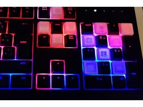 razer cynosa mecânico teclado chave substituição 3d print model - Mito3D
