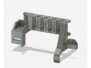 cavo catena supporti orso volante fantasma 5 3d stampante Accessori fbg5 organizzare cavi 3d print model - Mito3D