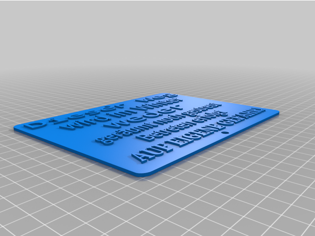 schild verbotsschild Winter durchgangsverbot draussen Garten empfehlung haftung hinweis Zeichen verbot 3D print model - Mito3D