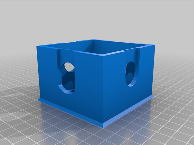 bht-002 wall mount box electronics 3D print model - Mito3D