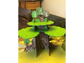 Everdell yaprak dökmeyen ağaç oyunlar 3d print model - Mito3D