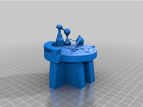 alchimie table Skyrim modèle meubles 3d print model - Mito3D