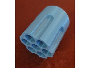 revolver silindir kalem Fincan spor açık havada Kulp destek dolma 3d print model - Mito3D