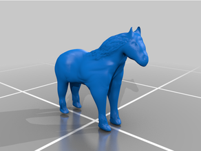 cavalo masmorras dragões modelos 3d print model - Mito3D