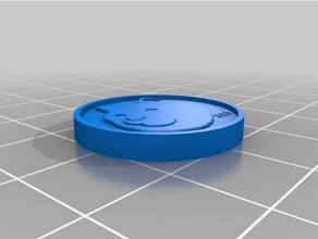 dogecoin işaretler logolar doge hodl 3d print model - Mito3D