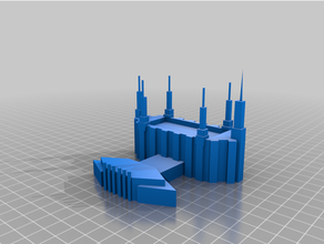 lds Washington dc tapınak şakak mabet binalar yapılar 3d print model - Mito3D