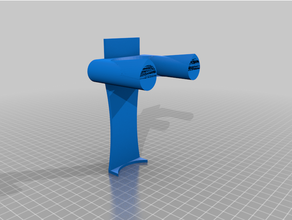 suporte pára escova secador banheiro 3d print model - Mito3D