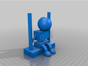 lonely kid swing 3d printing kids sculpture 3d print model - Mito3D
