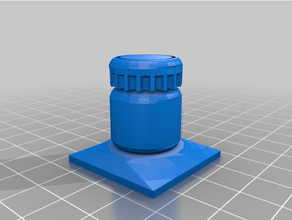 caoutchouc timbre manipuler bouteille 3d impression encre timbres 3d print model - Mito3D