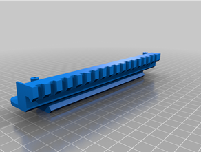 nerf aréola ma40 tri rail foregrip brinquedo jogos acessórios 3d print model - Mito3D