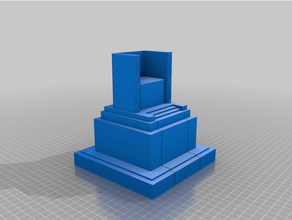 megatron trono adereços Abraão Lincoln 3d print model - Mito3D