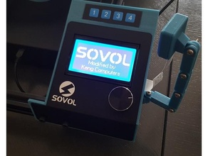 sovol sv01 framboesa 4 caso bainha cam botões 3d impressora acessórios pi 3d print model - Mito3D