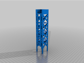 necromunda scaffolding tower games warhammer 40k 3d print model - Mito3D