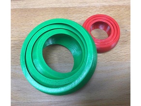 kugelschnitte gyroskopisches fingerspiel mechanisch Spielzeuge 3d print model - Mito3D