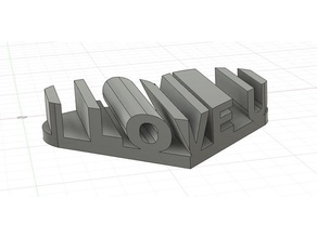 love - heart shape 3d printing fusion360 lovecraft step 3d print model - Mito3D